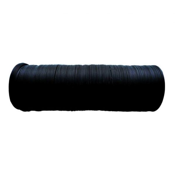 Garden Highpro Abluftschlauch 100mm mit Seitenansicht auf den ausgebreiteten Schlauch
